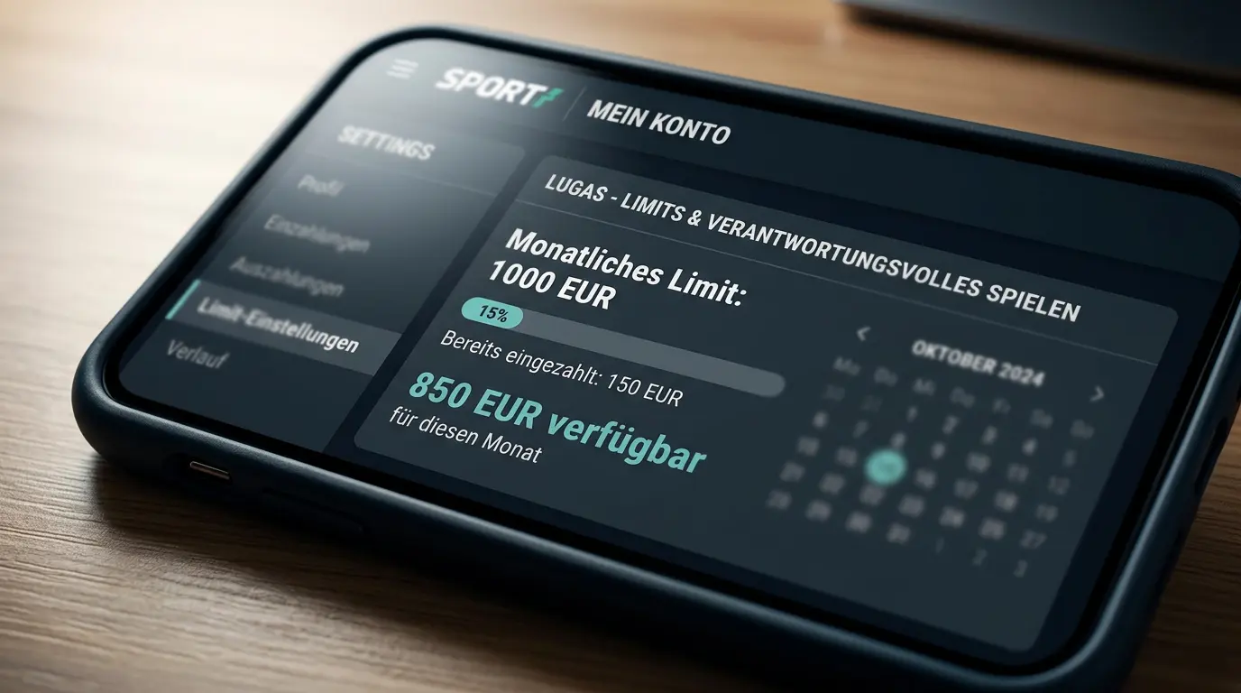 LUGAS-Einzahlungslimit in die Basketball Kombiwetten Bankroll-Planung einbeziehen – 1000 Euro Monatsgrenze