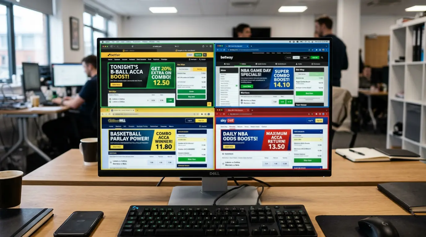 Anbietervergleich für Quotenboosts bei Basketball Kombiwetten – GGL-lizenzierte Buchmacher im Check