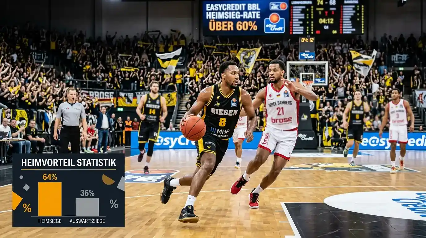 BBL Heimvorteil über 60% als Grundlage für Außenseiter-Value in Basketball Kombiwetten