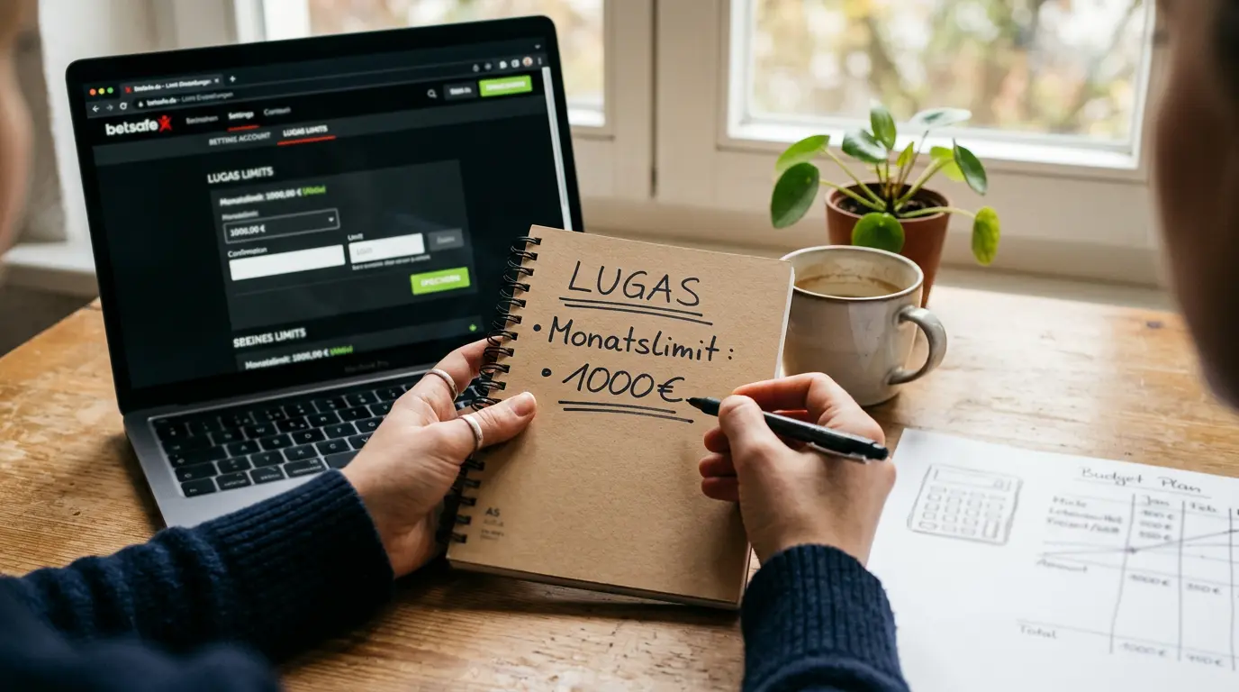 LUGAS-Einzahlungslimit 1000 Euro Monat konfigurieren beim Basketball Wettanbieter