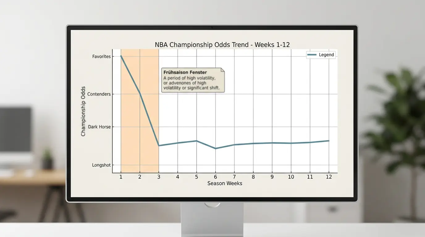 Frühsaison NBA Langzeitwetten Quoten: Wie Meisterwetten im Oktober günstig sind und im Dezember fallen