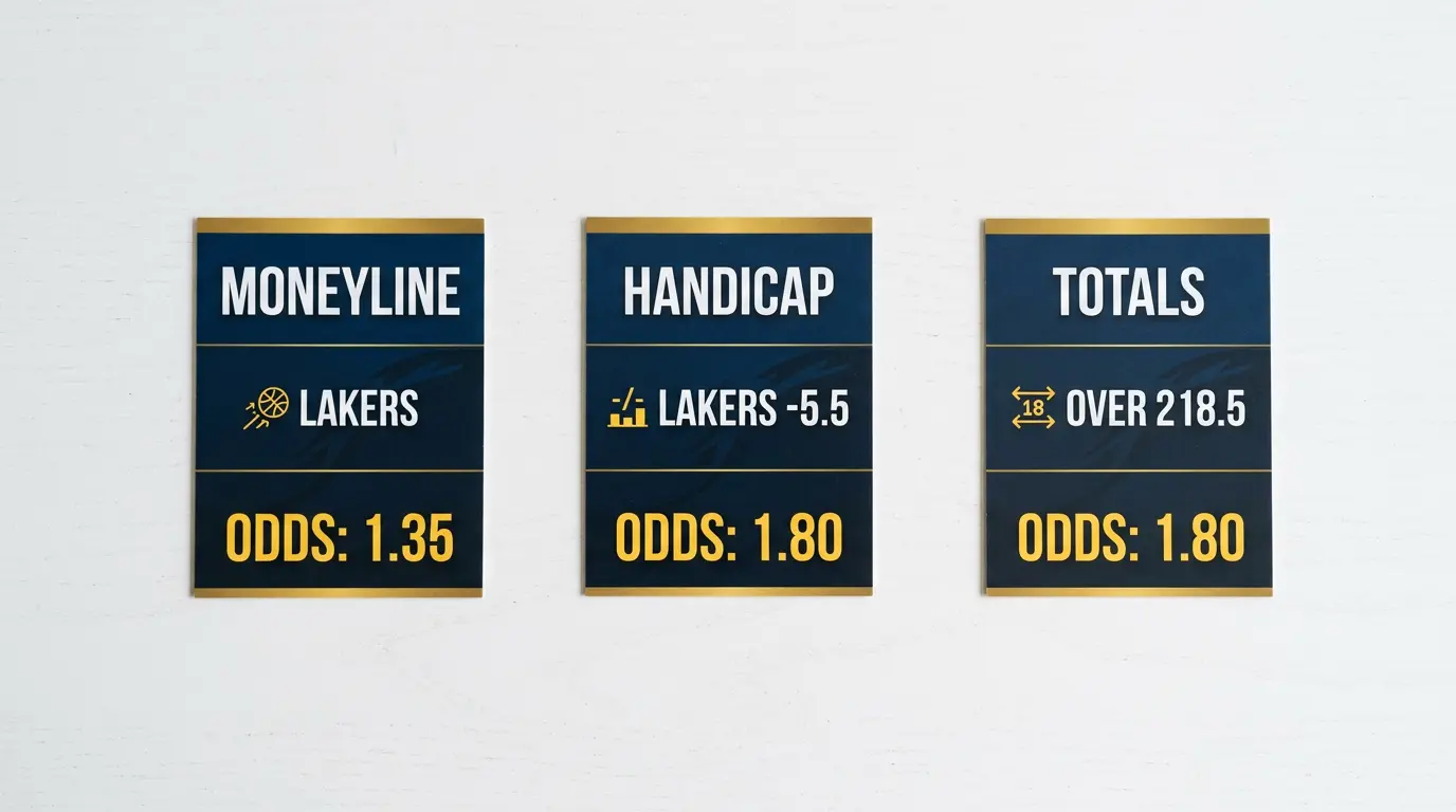 Handicap und Totals als Alternativen zur Basketball Moneyline in der Kombiwette verglichen