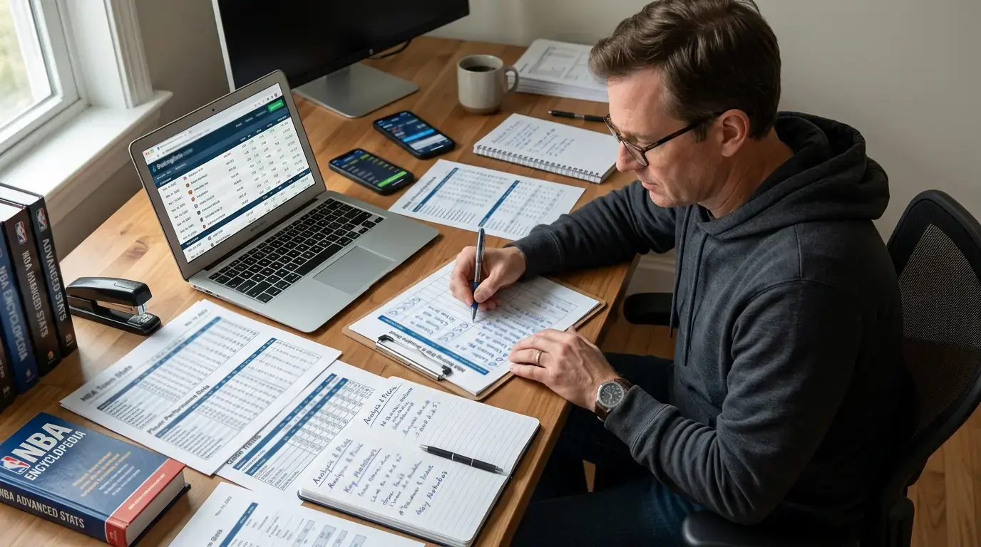 Systematischer Analyse-Workflow vor der Platzierung einer Player Props Basketball Kombiwette