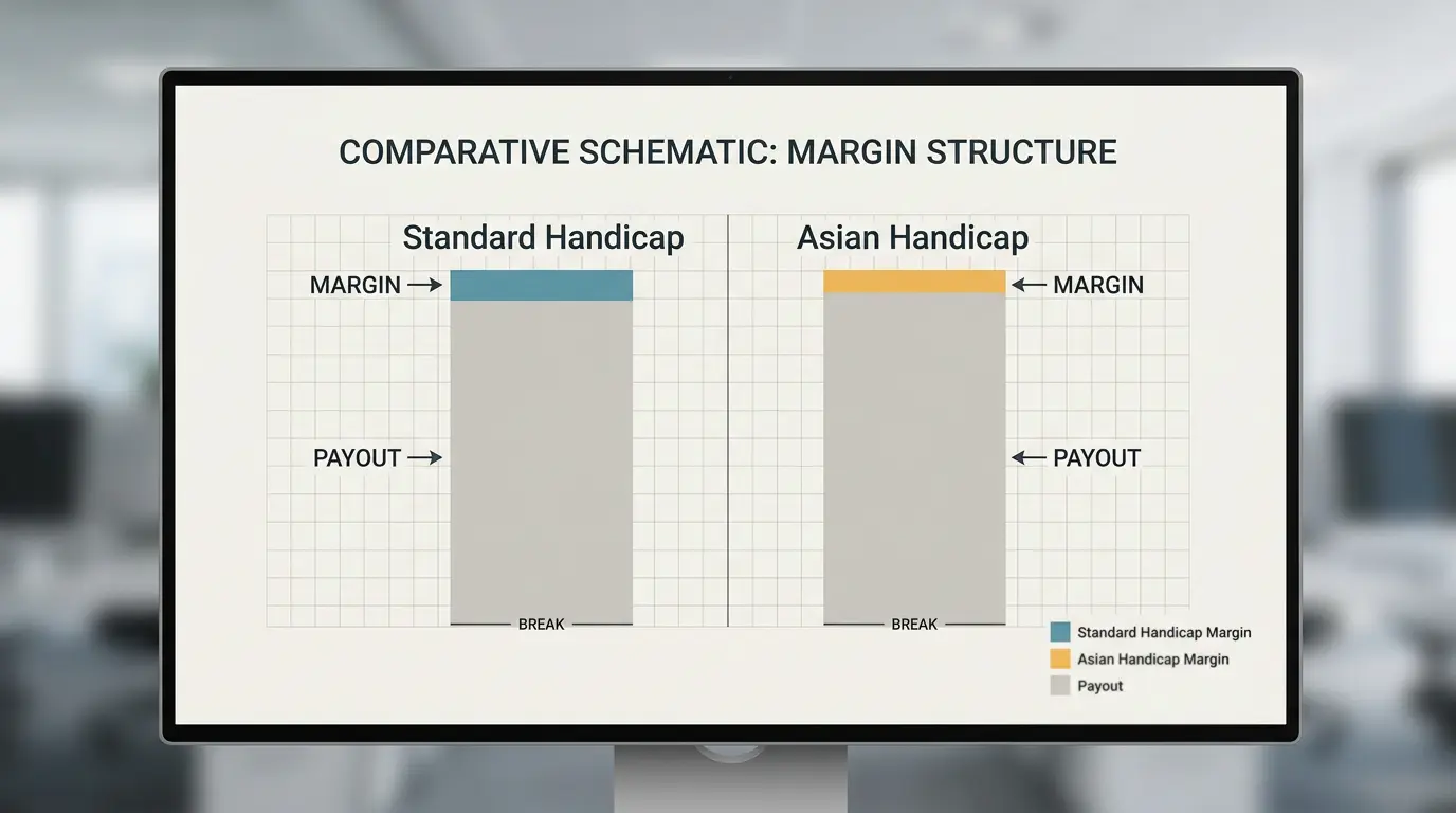 Marge-Reduktion durch Asian Handicap in Basketball Kombiwetten: Vergleich Standard-Handicap vs. Asian Handicap Quotenschlüssel