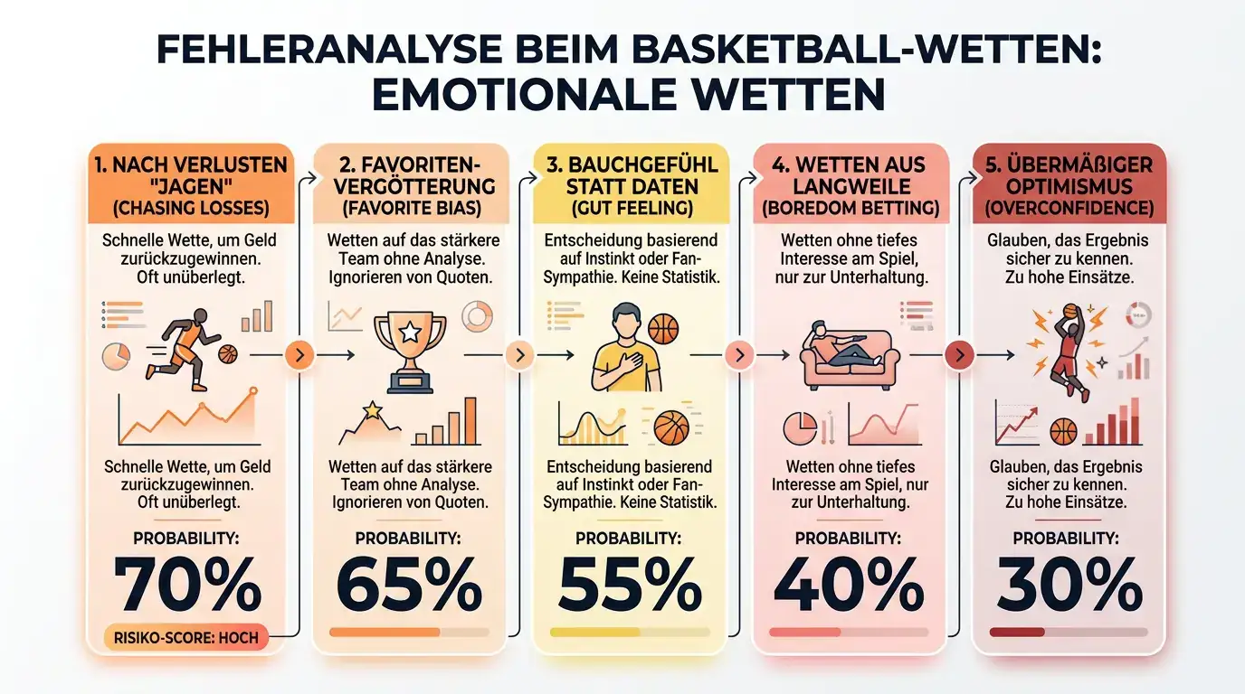 Häufige Fehler Basketball Kombiwetten – fünf typische Fallen mit Wahrscheinlichkeitsanalyse für deutsche Wettspieler
