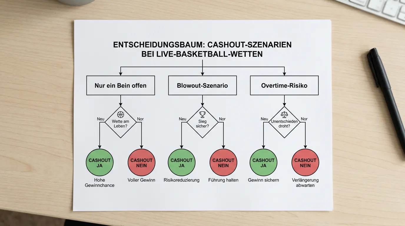 Cashout-Strategie bei Live Basketball Kombiwetten: wann partieller und vollständiger Cashout die bessere Entscheidung ist