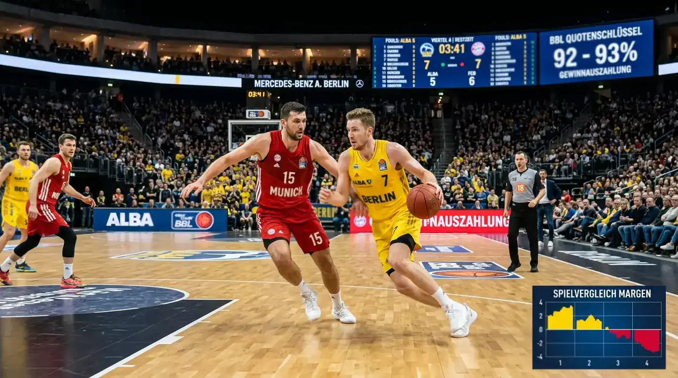 BBL Quotenschlüssel 92-93% und Erklärung der höheren Buchmachermarge in der deutschen Basketball Bundesliga