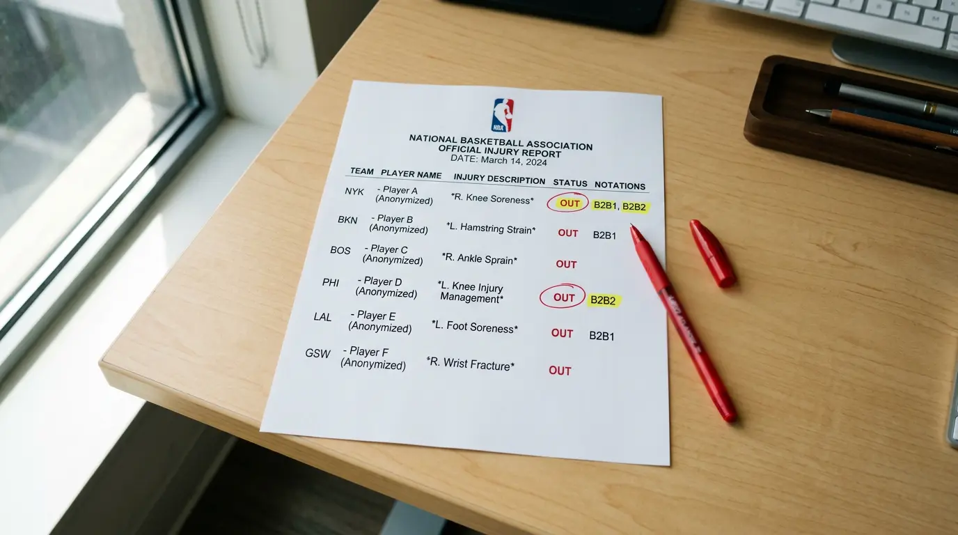 Load Management NBA als Kombiwetten-Risiko: Startfünf-Ausfälle und Last-Minute-Absagen gefährden Wettscheine