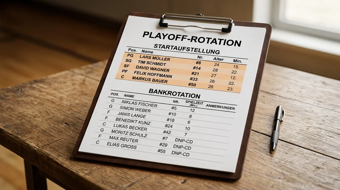 Reduzierte Rotation NBA Playoffs: Auswirkung auf Handicap-Kombiwetten und Punktdifferenzen