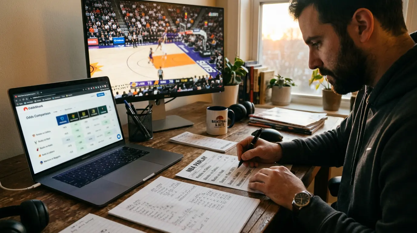 Basketball Kombiwetten Routine: Quotencheck als fester Schritt vor dem Wettschein an einem NBA-Spieltag