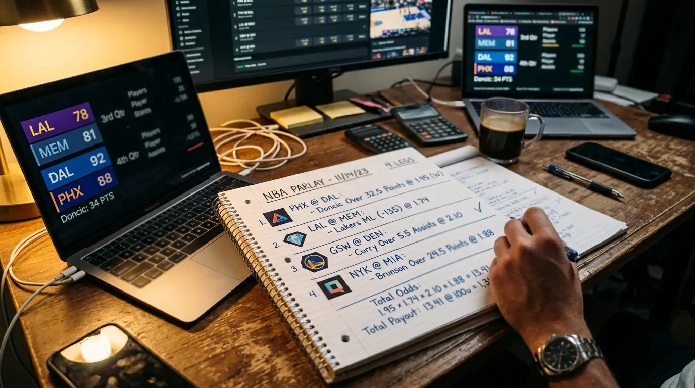 Schritt-für-Schritt-Workflow für den Basketball Kombiwetten Quotenvergleich an einem NBA-Abend